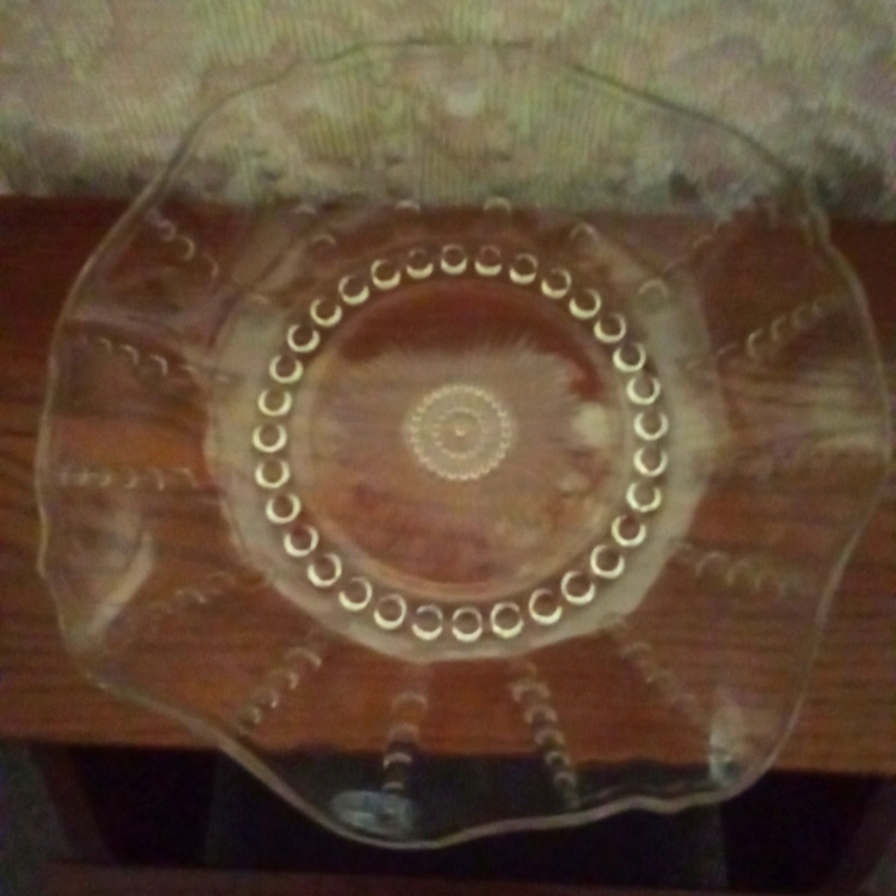 Vintage oyster pearl serving bowl
